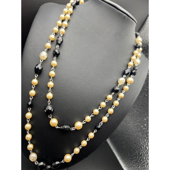 White House Black Market Double-Strand Necklace - Picture 1 of 8